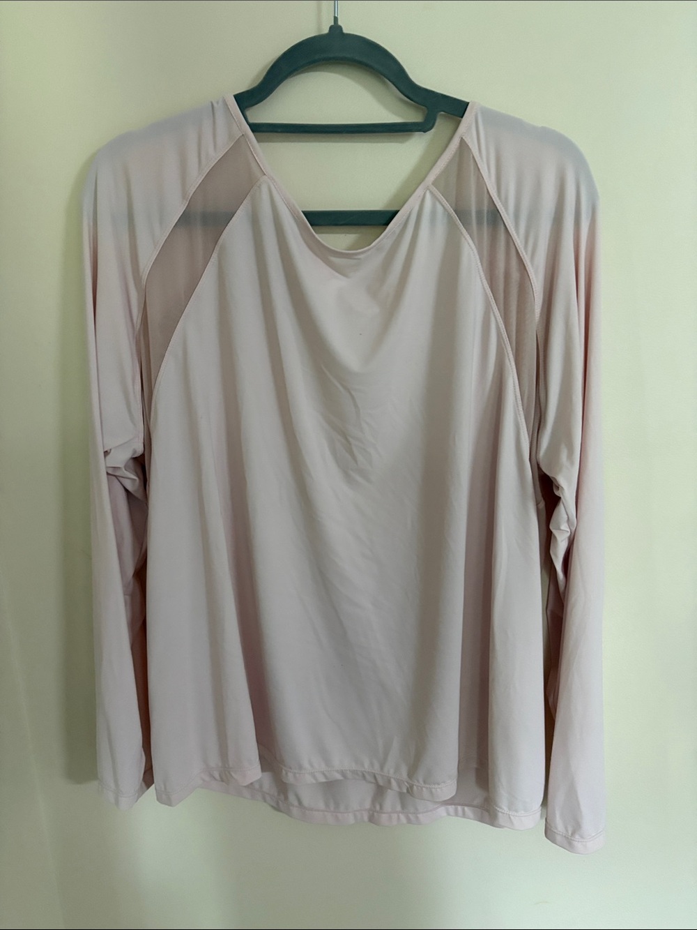 Light Pink Long-Sleeve Women's Top